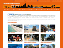 Tablet Screenshot of miamitravelguide.info